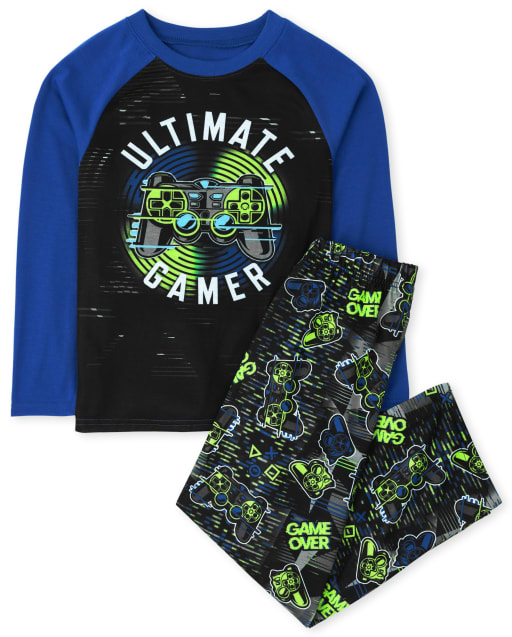 Controller Long Pjs Set Game Nightwear Ultimate Kids Boys Epic Gamer Pyjamas Gaming Headset