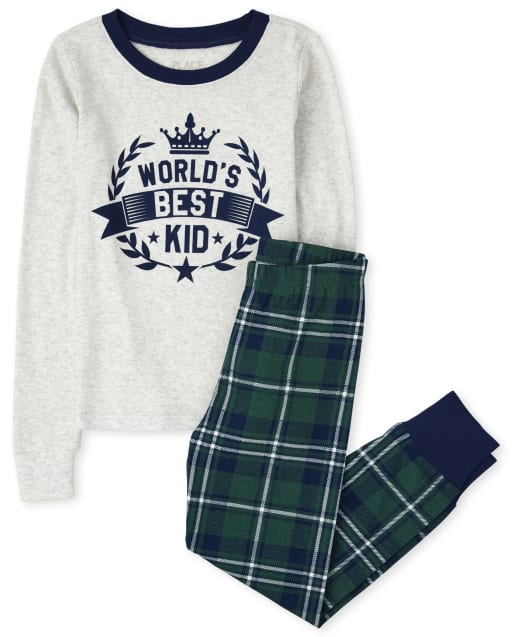 Boys Best Kid Snug Fit Cotton Pajamas