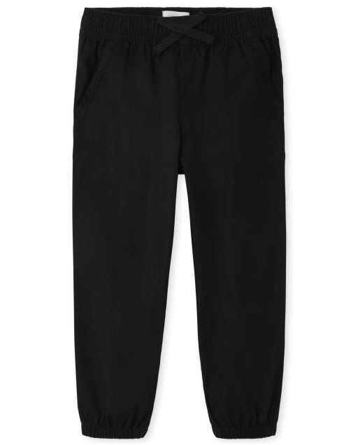Girls Woven Pull On Jogger Pants