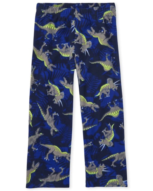 Pantalones de pijama de forro polar Dino para niños