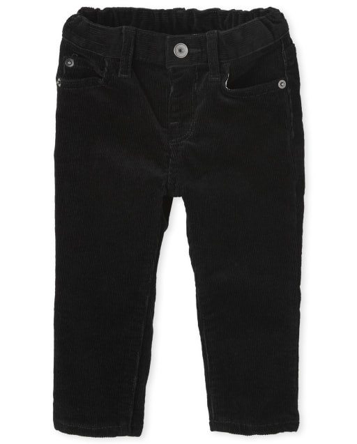 Pantalon en velours côtelé extensible pour tout-petit garçon