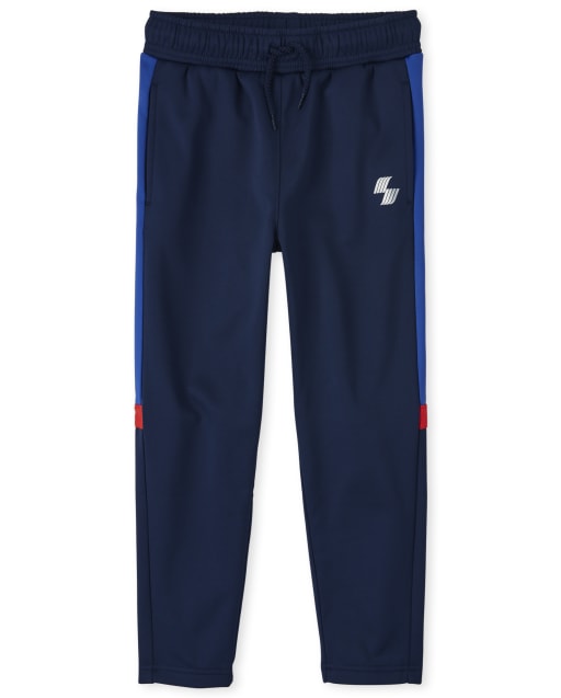 Boys Mesh Side Stripe Jogger Pants