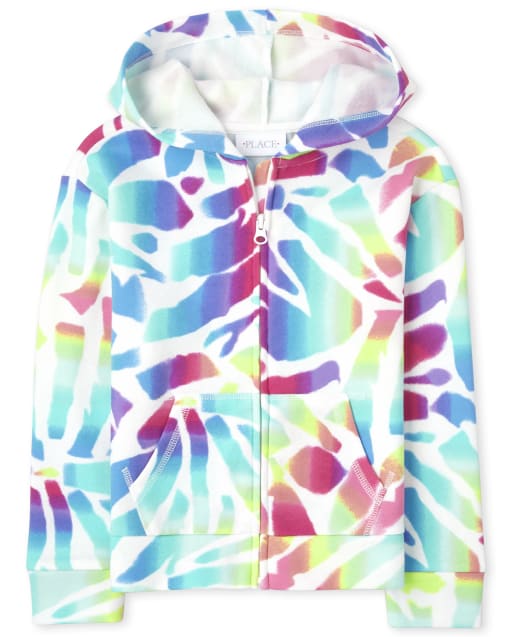 Girls Fleece Zip Up Hoodie