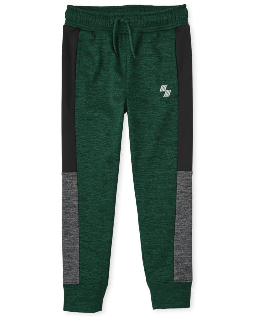Boys Fleece Performance Colorblock Jogger Pants