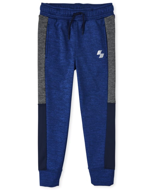 Boys Fleece Performance Colorblock Jogger Pants