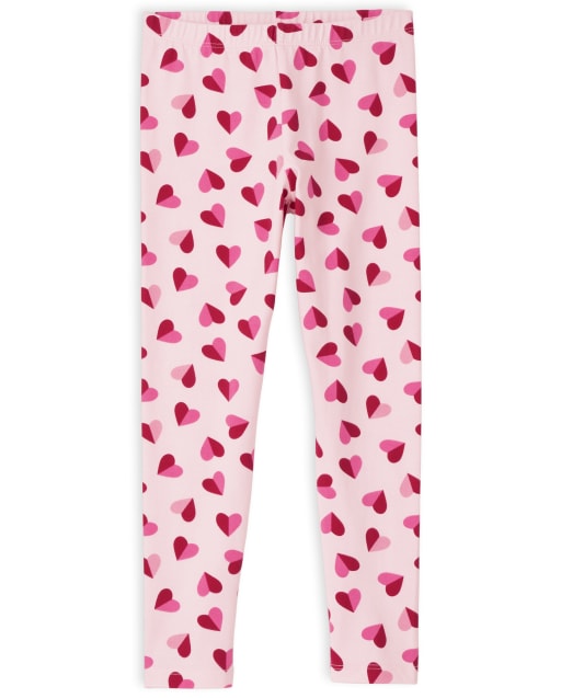 Girls Heart Leggings