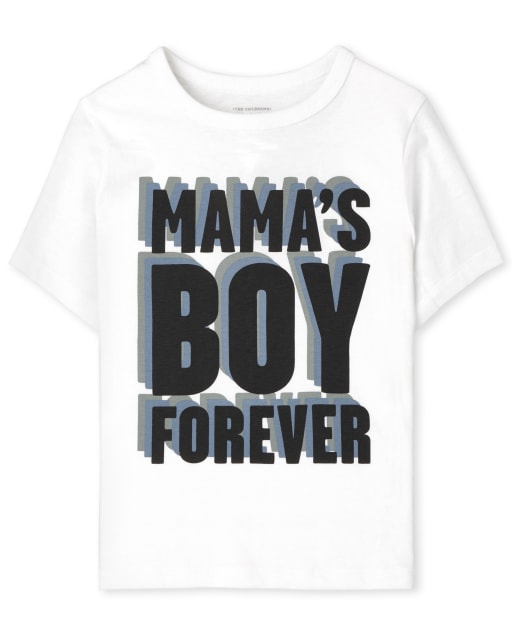 T-shirt graphique Mama&#39;s Boy pour bébés et tout-petits garçons
