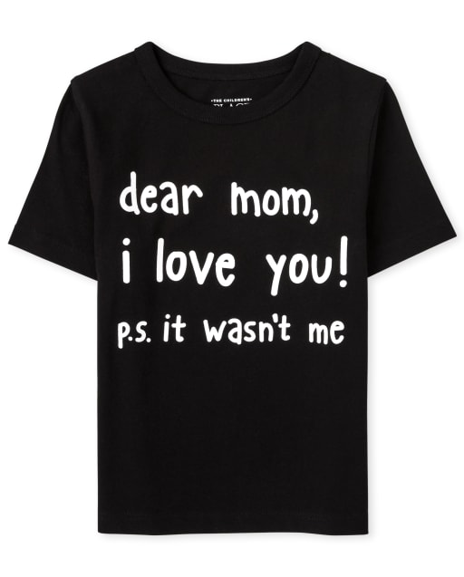 Baby And Toddler Boys Short Sleeve Mom Graphic Tee