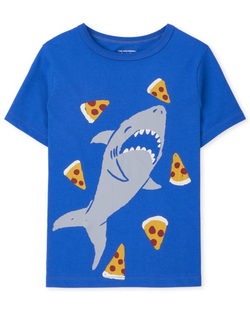 T-shirt graphique requin pour bébés et tout-petits garçons
