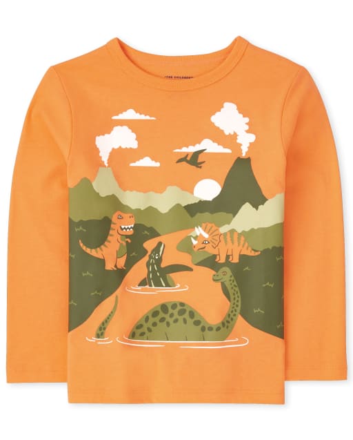 Baby And Toddler Boys Dino Graphic Tee