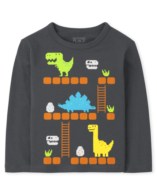 T-shirt graphique Dino pour bébés et tout-petits garçons