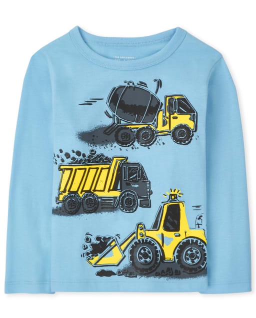 Toddler Boys Construction Graphic Tee