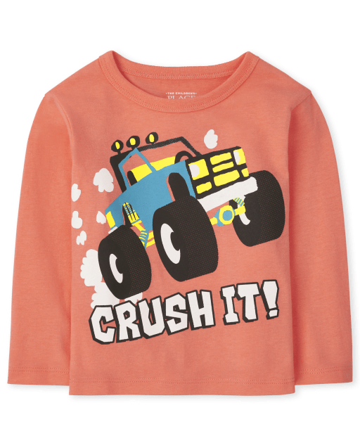Toddler Boys Monster Truck Graphic Tee