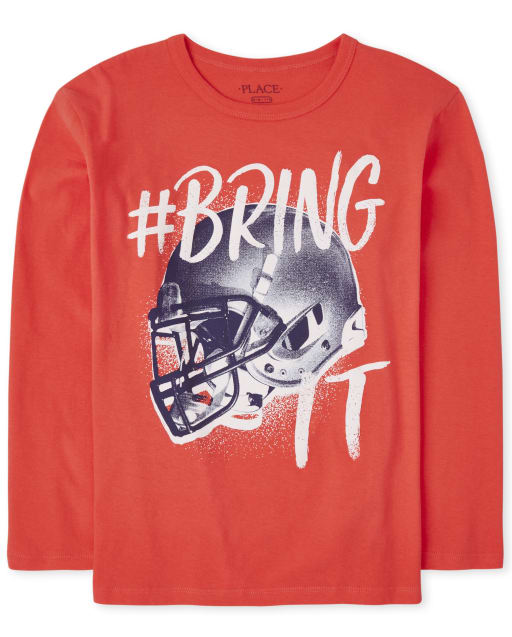 Boys Football Graphic Tee