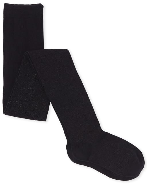 Girls Metallic Tights