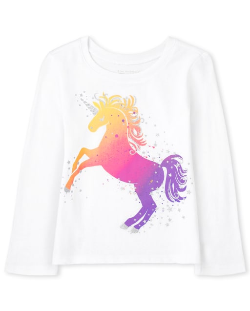 Toddler Girls Unicorn Graphic Tee