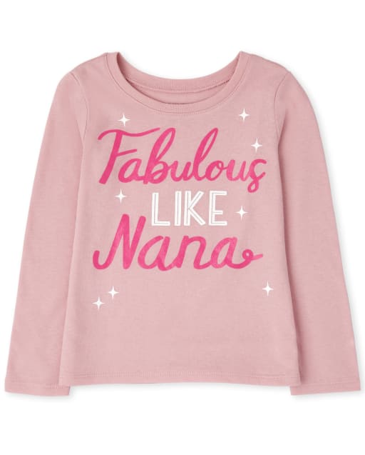 T-shirt graphique Nana pour bébés et petites filles