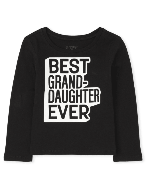 Baby And Toddler Girls Matching Family Granddaughter Graphic Tee