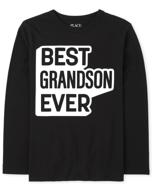 Boys Matching Family Grandson Graphic Tee