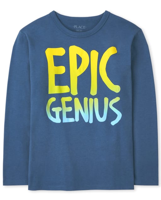 T-shirt graphique Epic Genius pour garçons