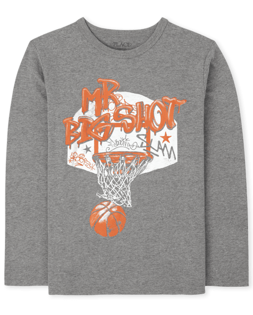 T-shirt graphique de basket-ball pour garçons