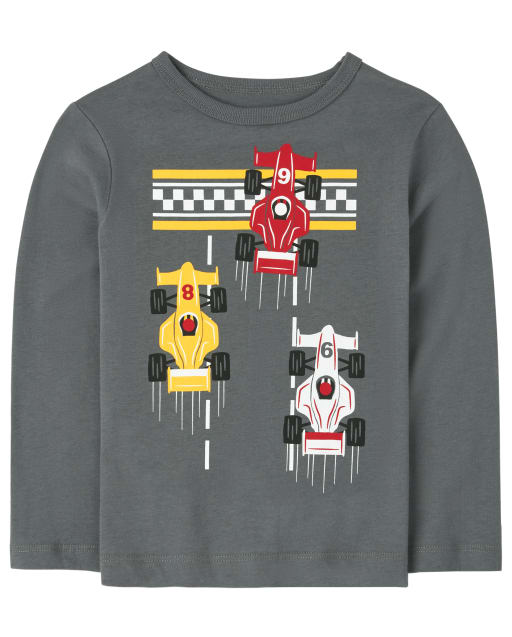 Toddler Boys Race Car Graphic Tee