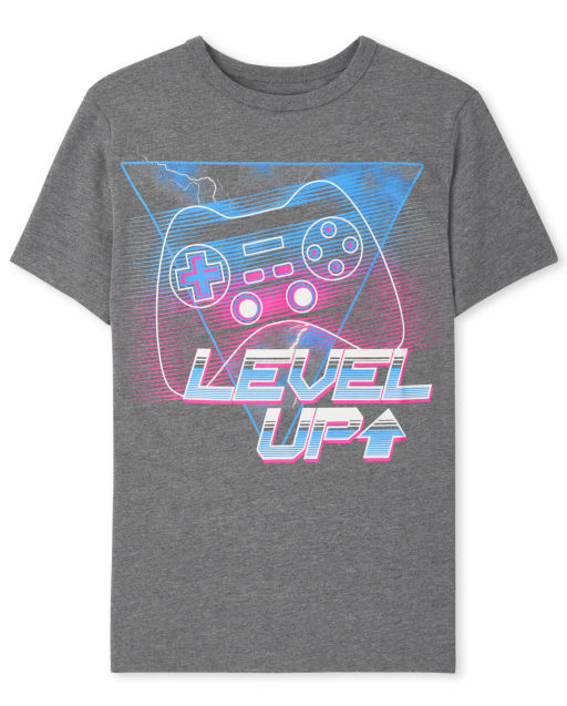 T-shirt graphique Level Up pour garçons