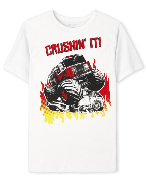Boys Monster Truck Graphic Tee