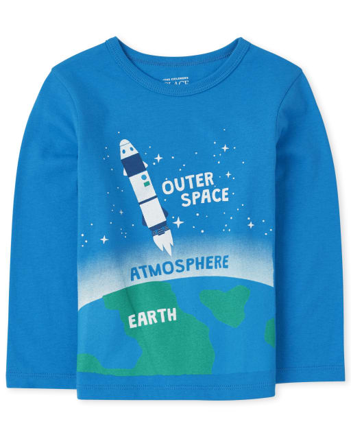 Toddler Boys Space Graphic Tee