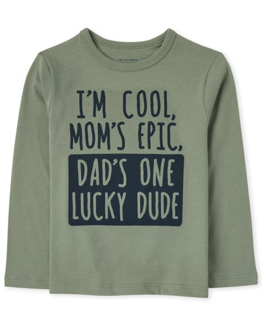 T-shirt graphique familial pour bébés et tout-petits garçons