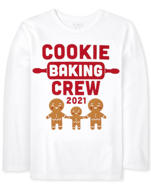 Kids Famille assortie Baking Crew T-shirt imprimé
