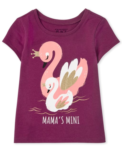 Camiseta gráfica Mamas Mini para bebés y niñas pequeñas