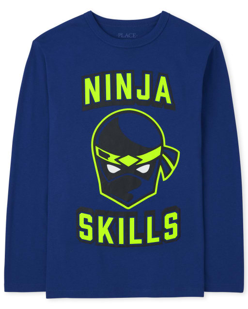 Camiseta gráfica Ninja Skills para niños