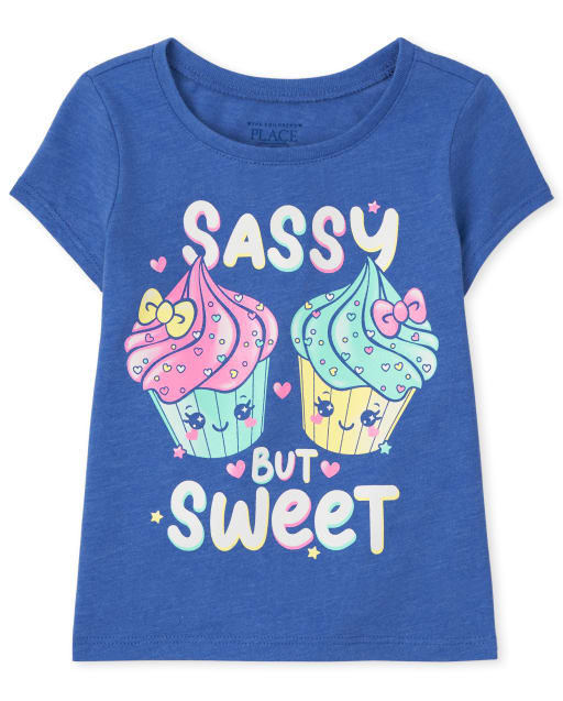 Baby And Toddler Girls Sweet Graphic Tee