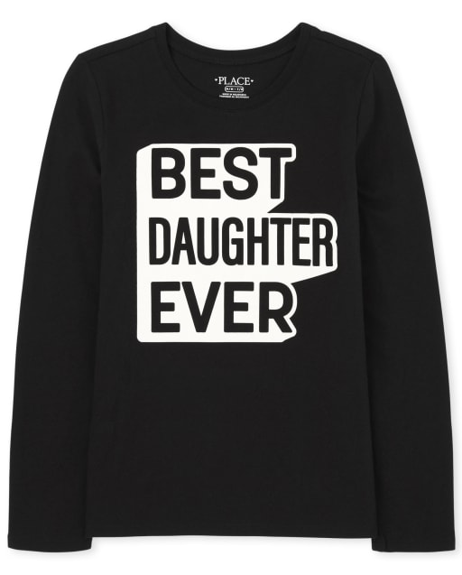 T-shirt graphique assorti pour filles