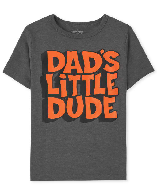 Baby And Toddler Boys Dad's Dude Graphic Tee