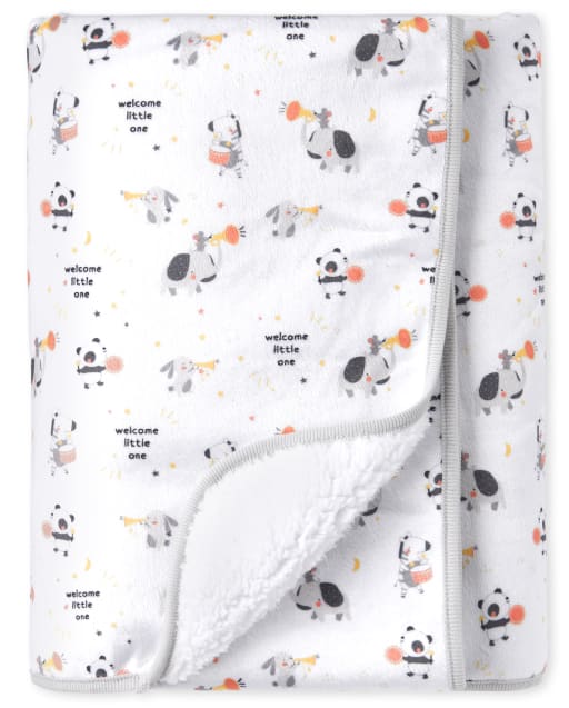 Unisex Baby Animals Cozy Blanket