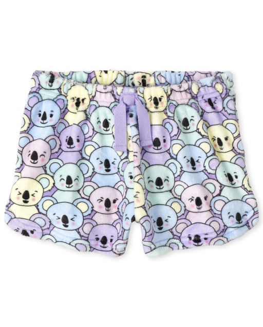 Pantalones cortos de pijama de polar Koala para niñas