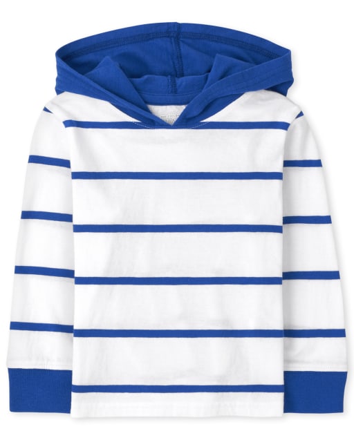Baby And Toddler Boys Long Sleeve Striped Hoodie Top