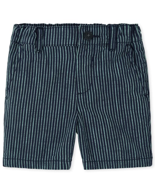 Baby And Toddler Boys Woven Striped Chino Shorts