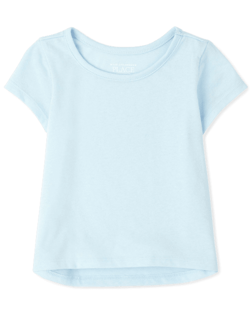Baby And Toddler Girls High Low Basic Layering Tee