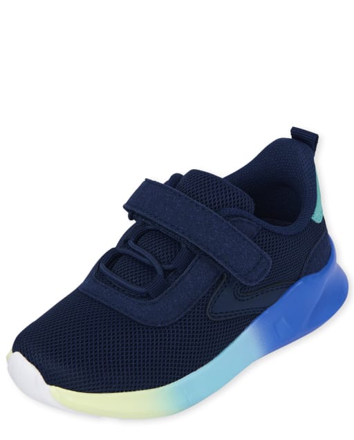 Zapatillas deportivas de malla ombré para niños pequeños
