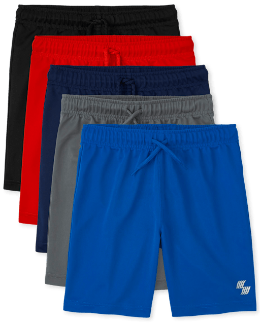 Boys Basketball Shorts 5-Pack