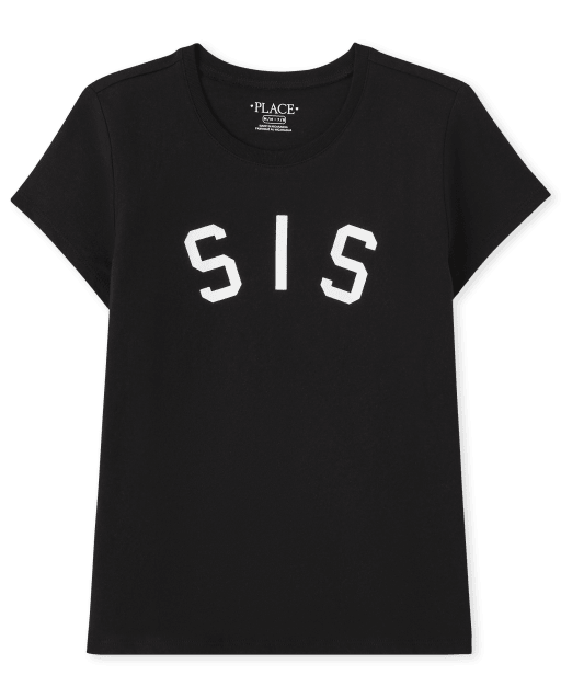 Girls Matching Family Sis Graphic Tee