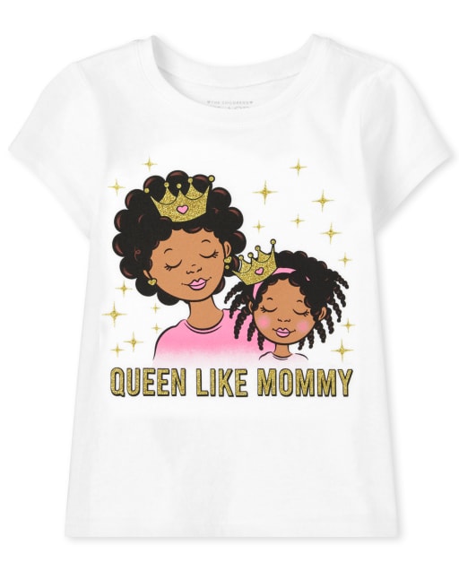 Baby And Toddler Girls Short Sleeve Mommy Graphic Tee