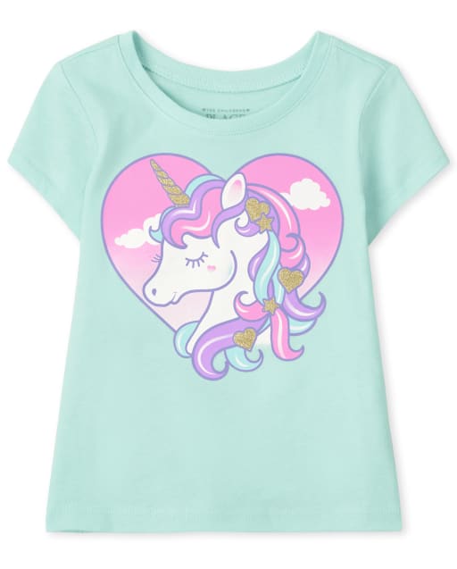 Toddler Girls Unicorn Graphic Tee