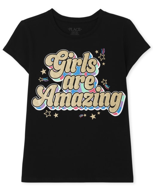 Camiseta con gráfico increíble para niñas