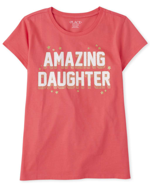 Girls Daughter Graphic Tee
