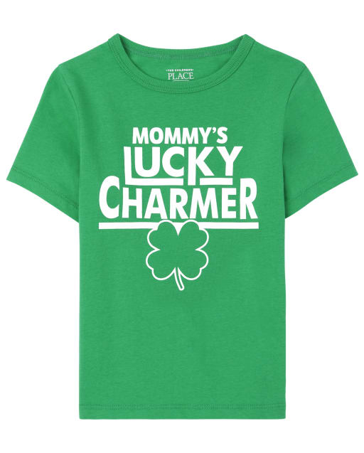 Baby And Toddler Boys St. Patrick's Day Short Sleeve Charmer Graphic Tee
