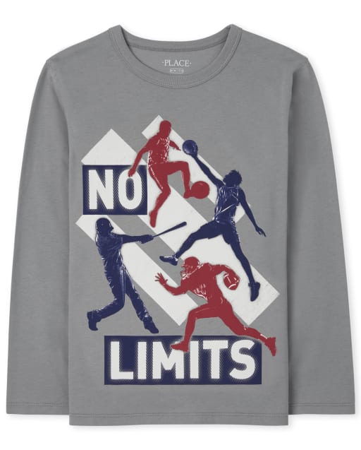 Camiseta con estampado deportivo para niños